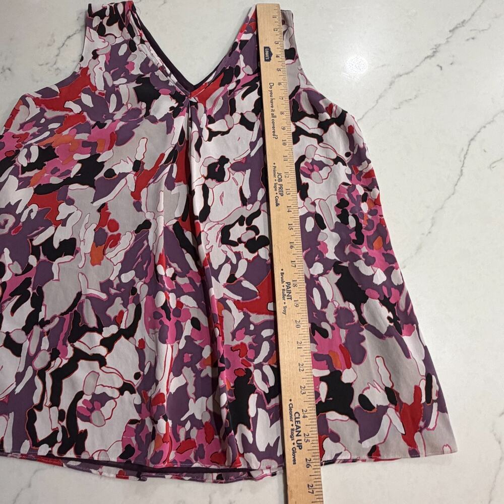 Classiques Entier Silk Blend Blouse M Career Chic Office Core Floral Luxe spring - Picture 7 of 11